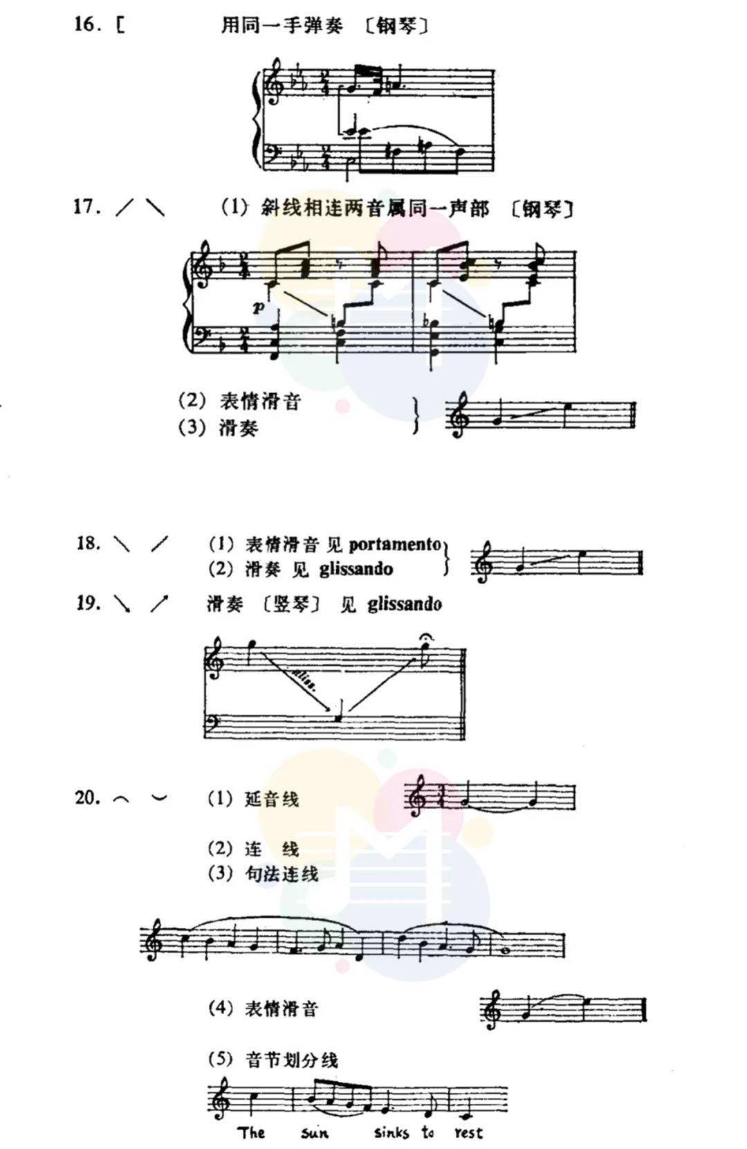 乐谱上的40个符号，音乐生绝对用得上！_记号