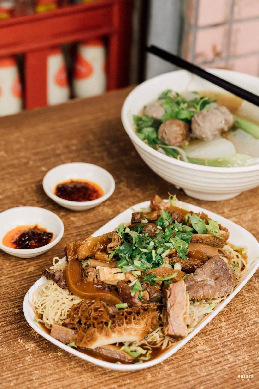 "牛杂捞面"/ 不远万里吃只为这一碗 /很多人驱车前往,只为这秘制港味