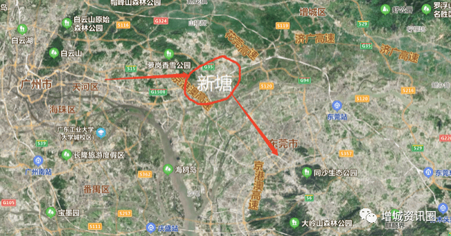 广州一区三城十三节点格局增城那么耀眼