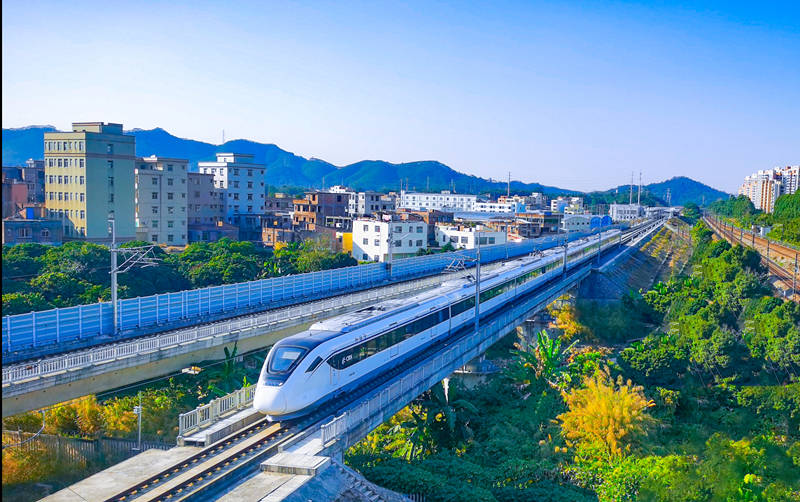 广清城际高架段 (中铁四局供图)