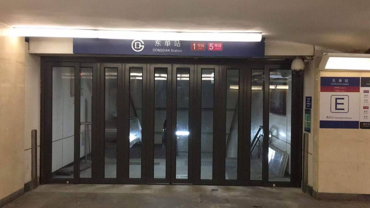自动测客流北京地铁东单站装上智能门有望全市推广