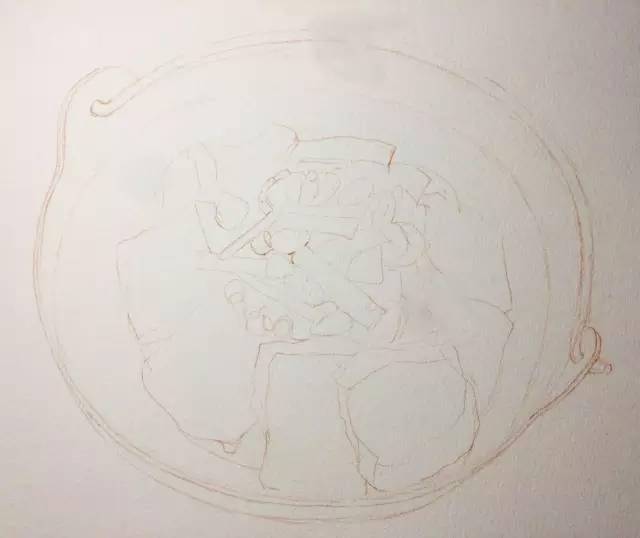 手绘美食干锅私家豆腐