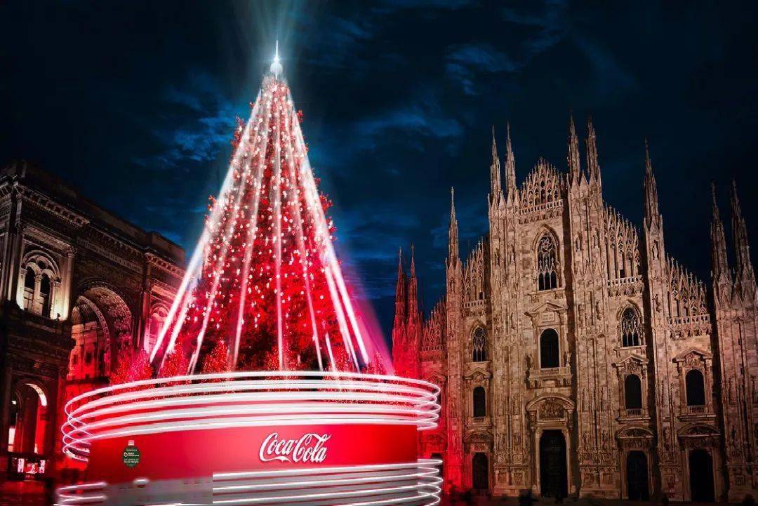圣诞依旧,圣诞树依旧………可口可乐你也太会了!