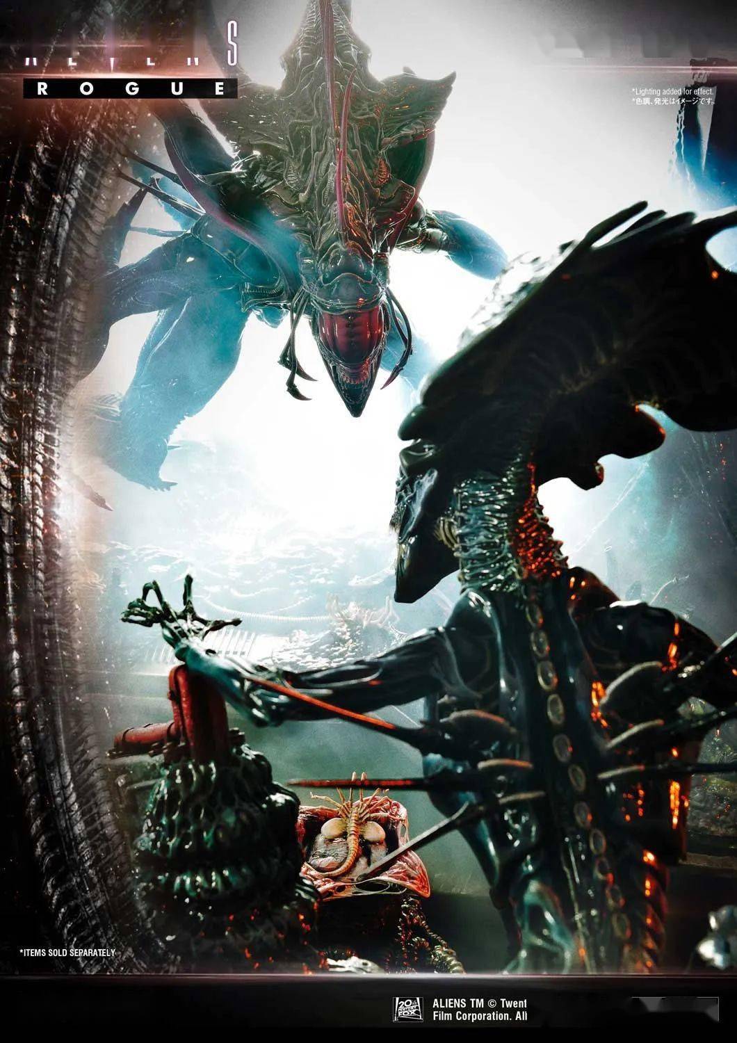 prime 1 studio pmdhal-04 26寸 rogue alien 人造异形王vs 异形皇后