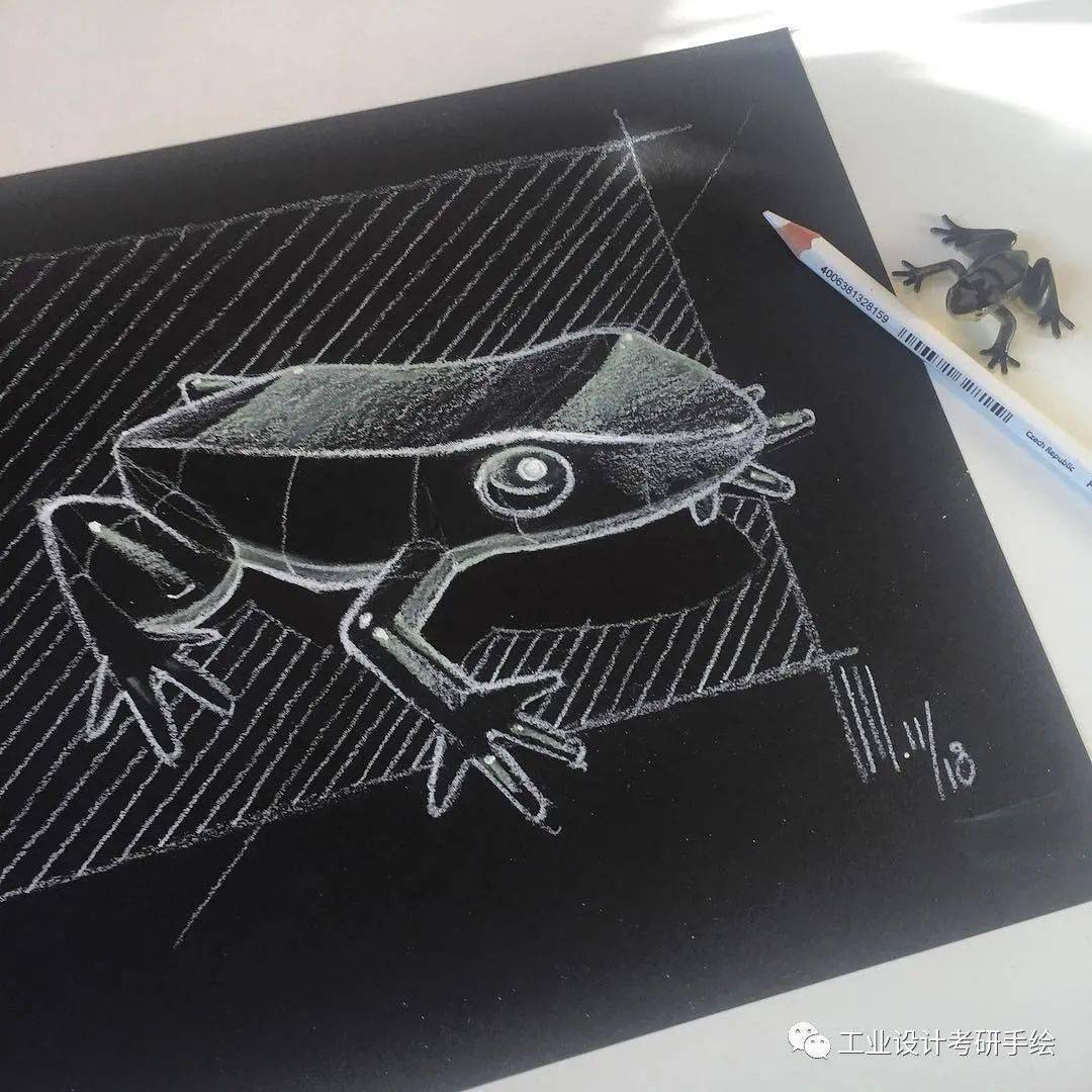 两极反转黑底配白图效果更佳手绘599day