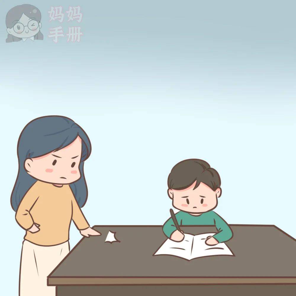 或者,还有的妈妈,在陪孩子做作业时,看孩子一道数学题算错了,会习惯性