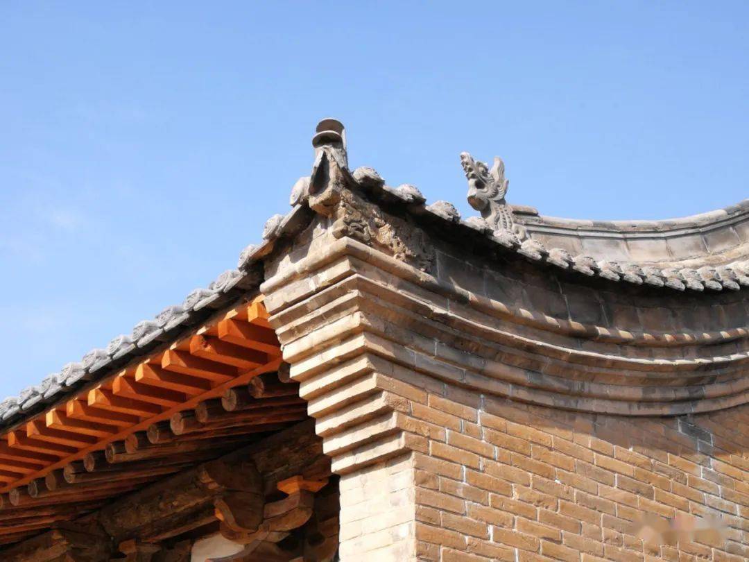 微观古建古建筑的墀头二