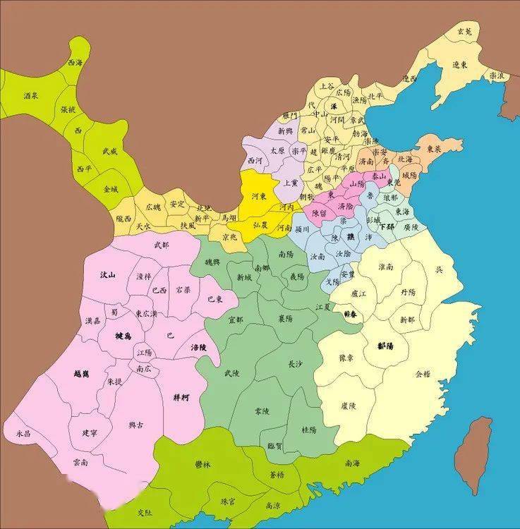 东晋州郡地图图片