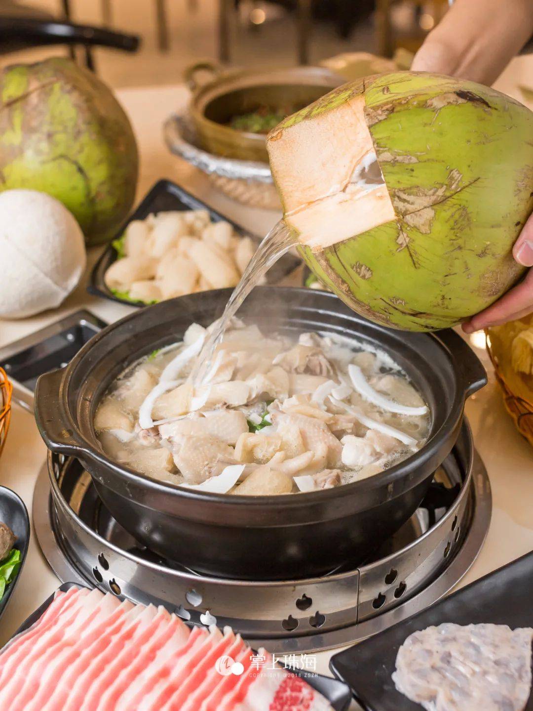 冬季上新珠海这家豪华滋补椰子鸡连续一个月6折开吃
