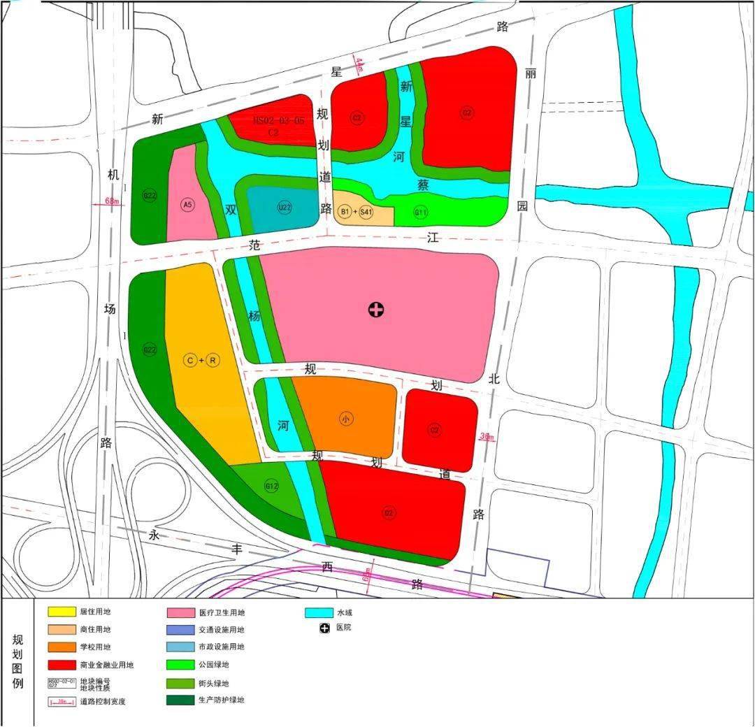 城建头条正在公示宁波市新星地段蔡江河地块局部调整
