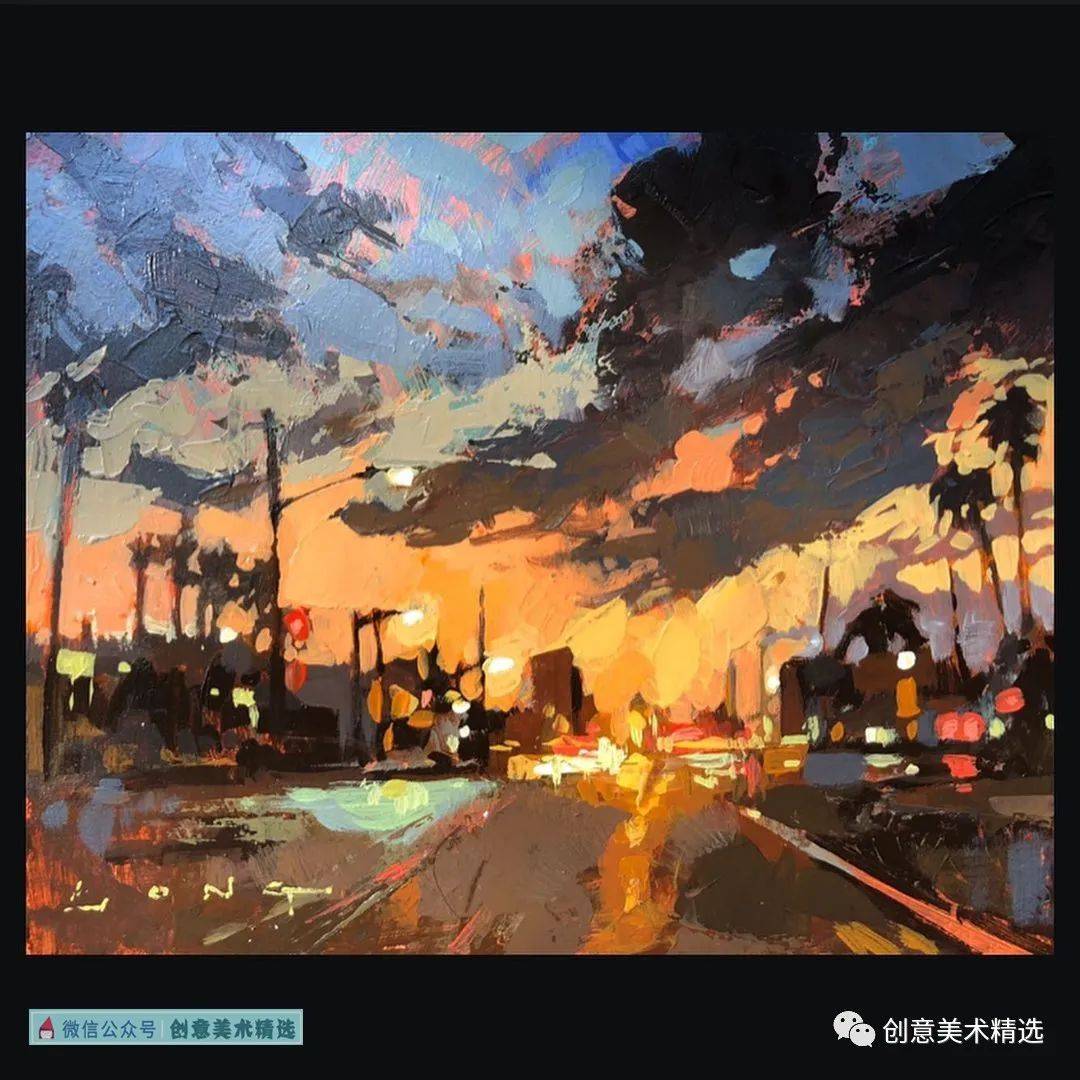 当纯度与明度融合对比12张美轮美奂的云霞主题色彩作品