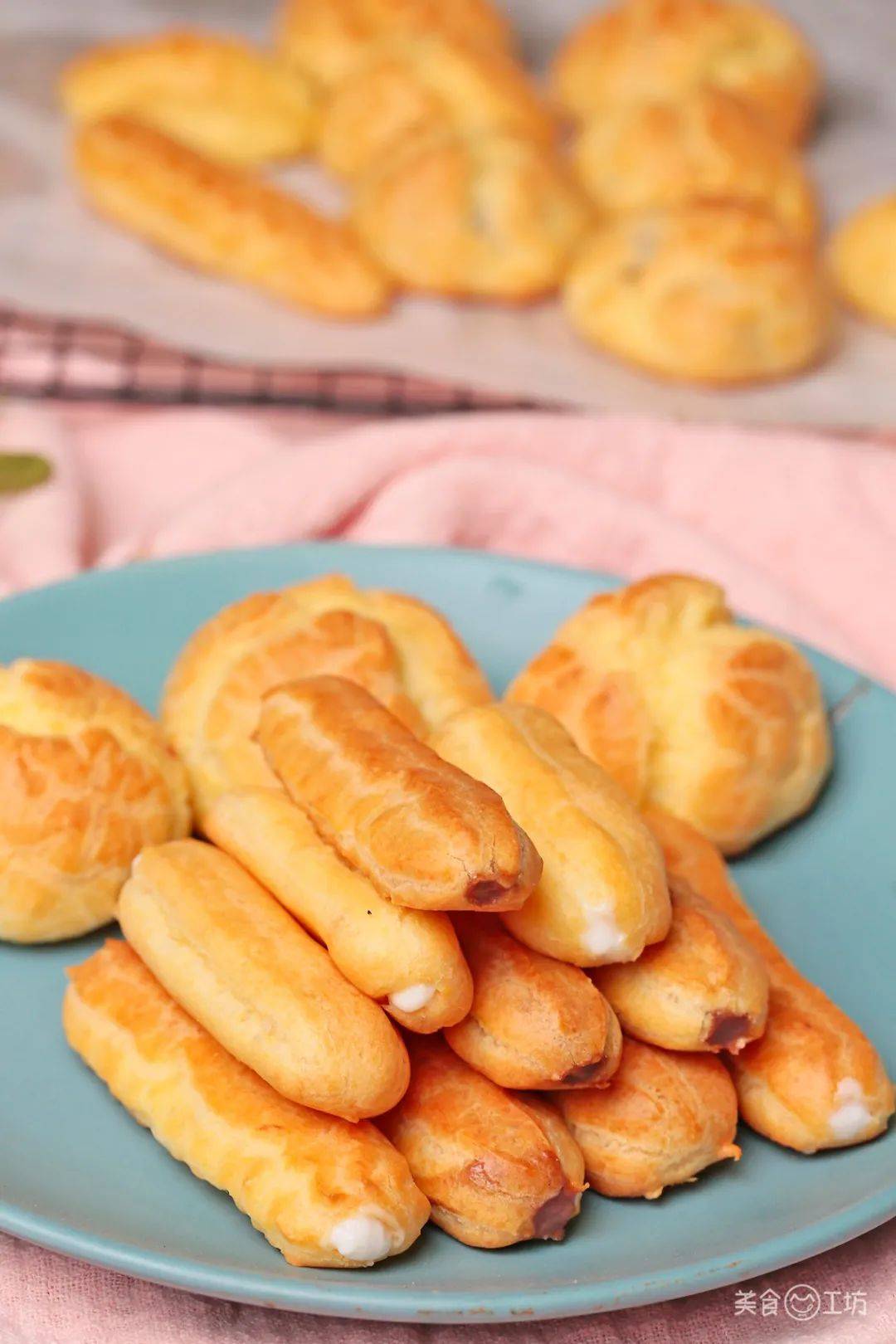 大雪来一口爆浆泡芙皮薄酥软学会就出摊