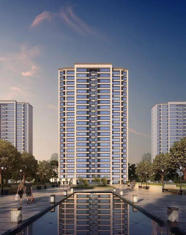 2020年效果图整理现代典雅风格洋房小高层