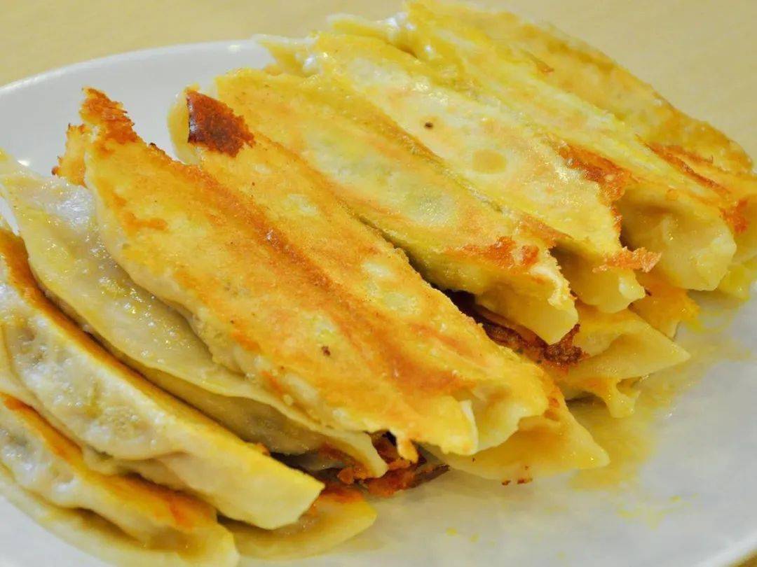 灵溪老街的锅贴