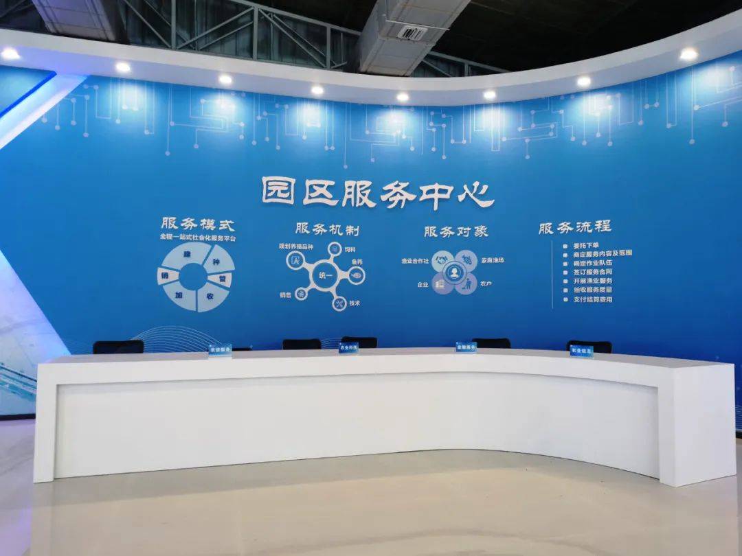 园区服务中心02机制创新采用"龙头企业 渔业协会 渔业合作社 基地