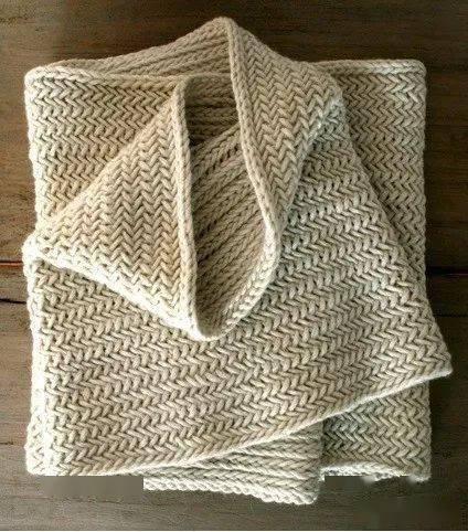 超级详细编织过程人字花棒针大衣图解