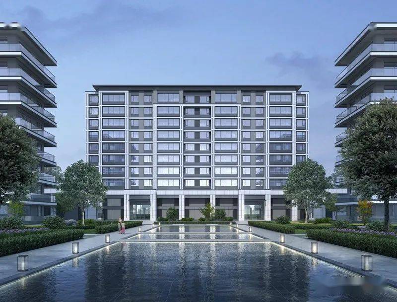 2020年效果图整理现代典雅风格洋房小高层