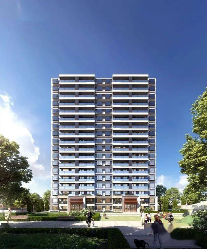 2020年效果图整理现代典雅风格洋房小高层