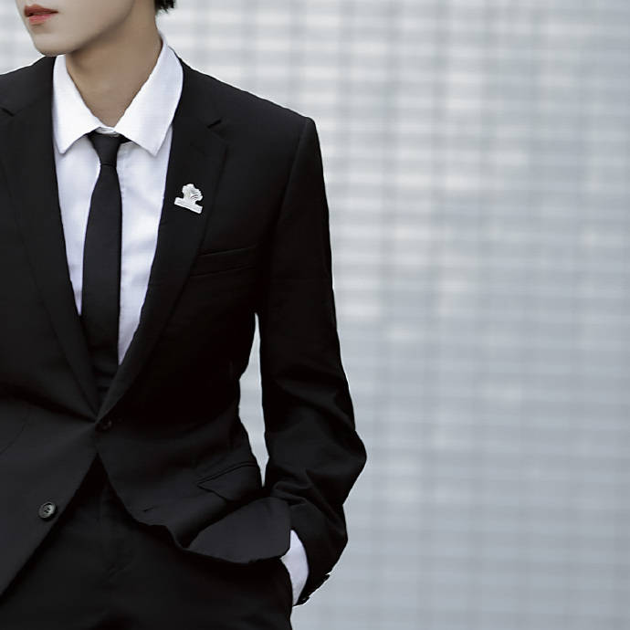 王俊凯的正装帅图合集 不露全脸也把人撩的受不了