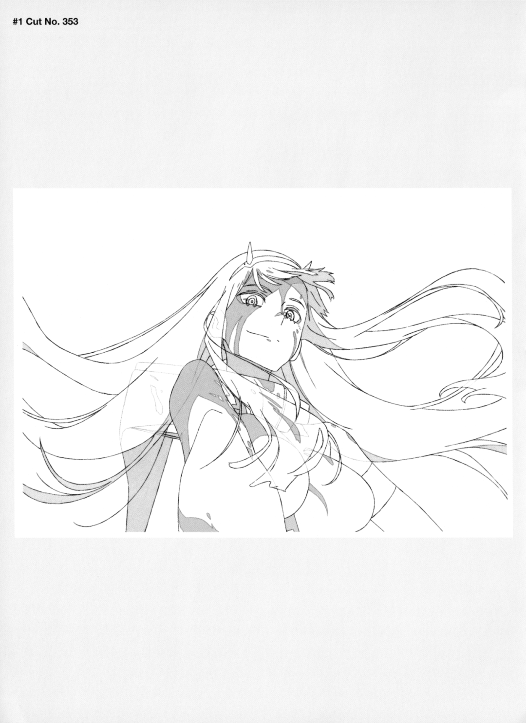 绘画线稿分享线稿分享第26期darlinginthefranxx