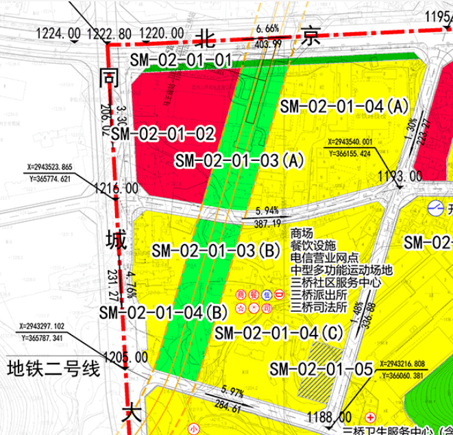 中鐵地塊規劃示意圍繞項目周邊地塊開發,將打造地鐵上蓋商業,與大型