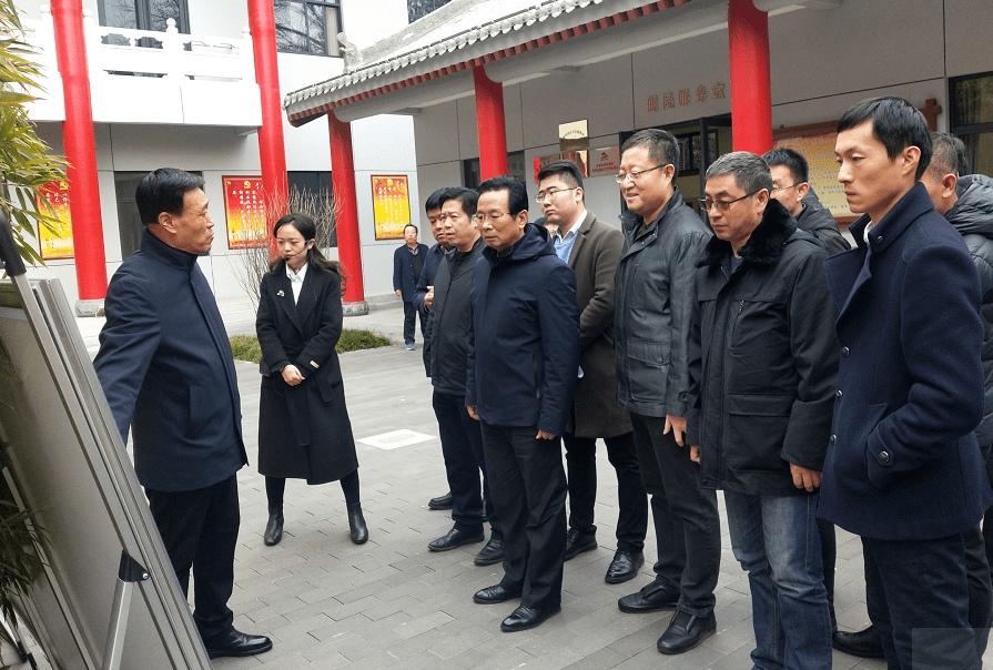 局一行到金城办督导信访工作,与人大工委会主任朱宏伟,维稳办主任刘宏