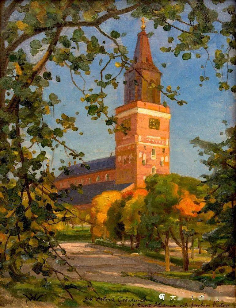 大众艺术网:一位芬兰国宝级风景画大师 —— 芬兰著名学术流派画家