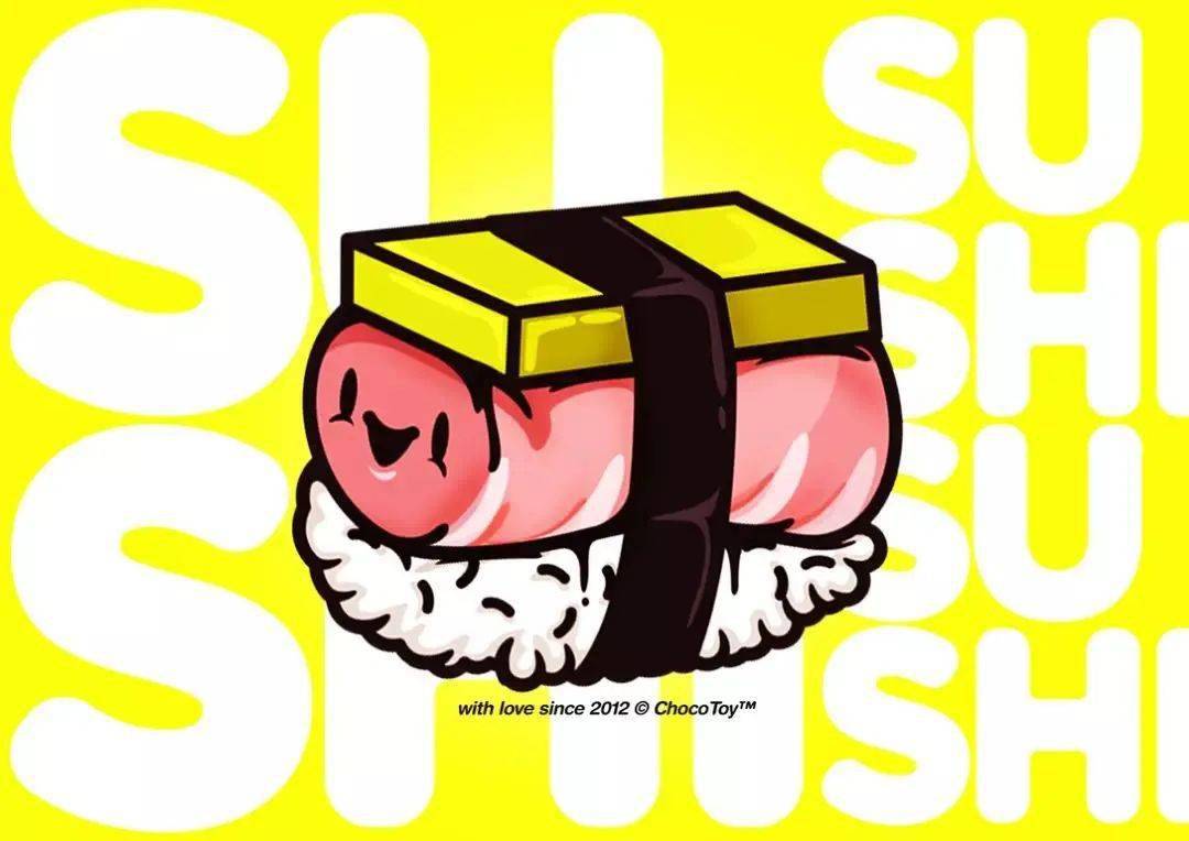 插画寿司插画设计萌翻了