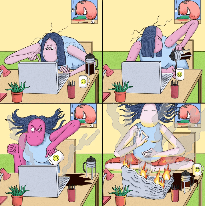 英国小哥画出了史上最暗黑超现实讽刺漫画,看完细思极恐.