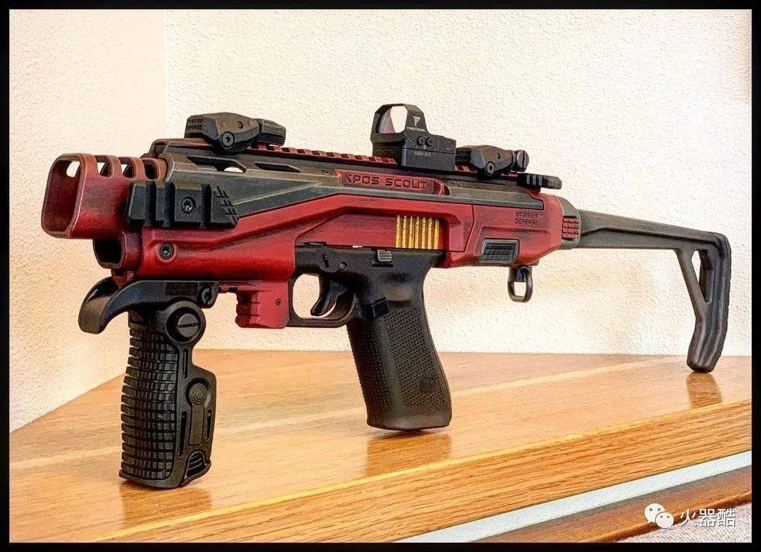 【性能扩展利器】fab防卫公司kpos scout手枪卡宾转换套件
