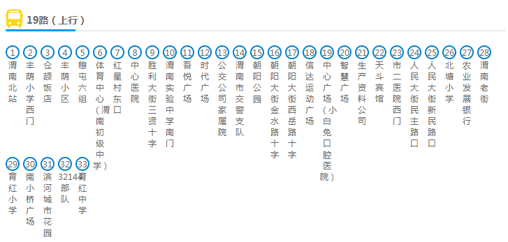 渭南8路公交车路线图图片