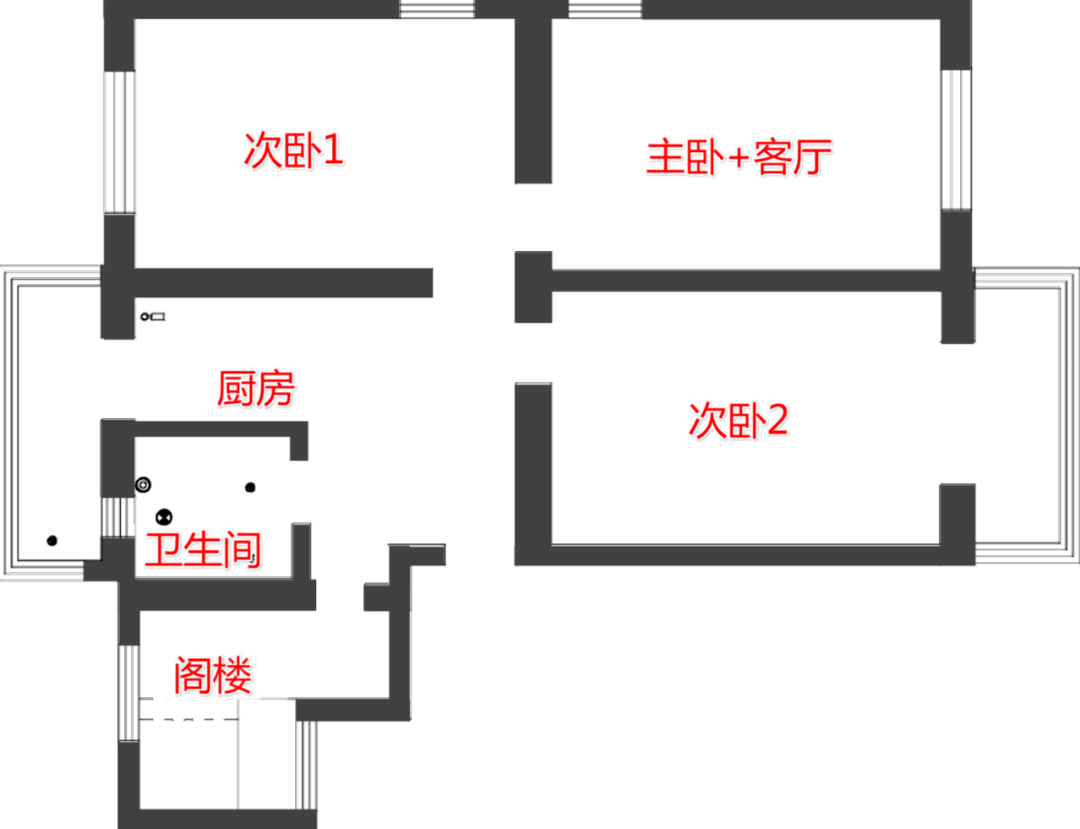 梦想家79㎡三室一厅打造幸福的四口之家