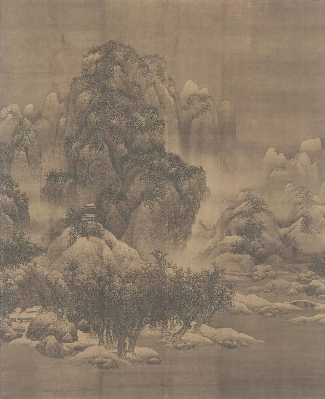 到北宋的时候,画家对于山,水,木,石等素材,也早已经得心应手.