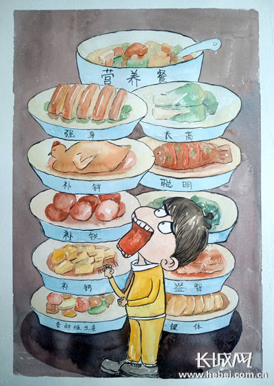 "泰康杯""坚决制止餐饮浪费"全国漫画作品大赛作品选⑥