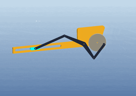 proe机构教程插床机构仿真分析