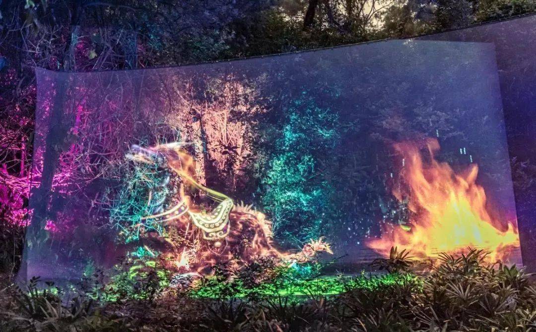 深圳首个光影森林奇幻光景陪你度过欢乐跨年季