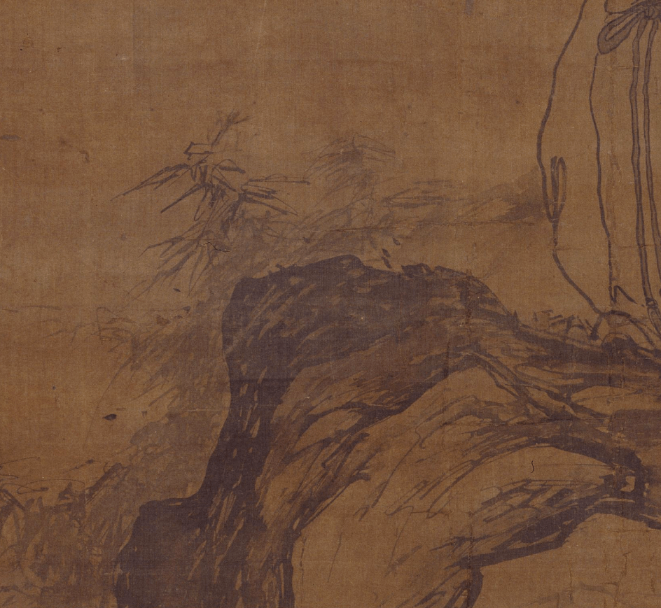 赏画|吴伟《松阴观瀑图》