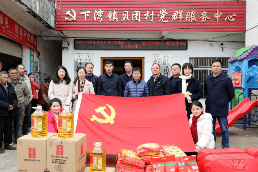 自治区大数据发展局机关党支部赴桂平市开展扶贫慰问主题党日活动