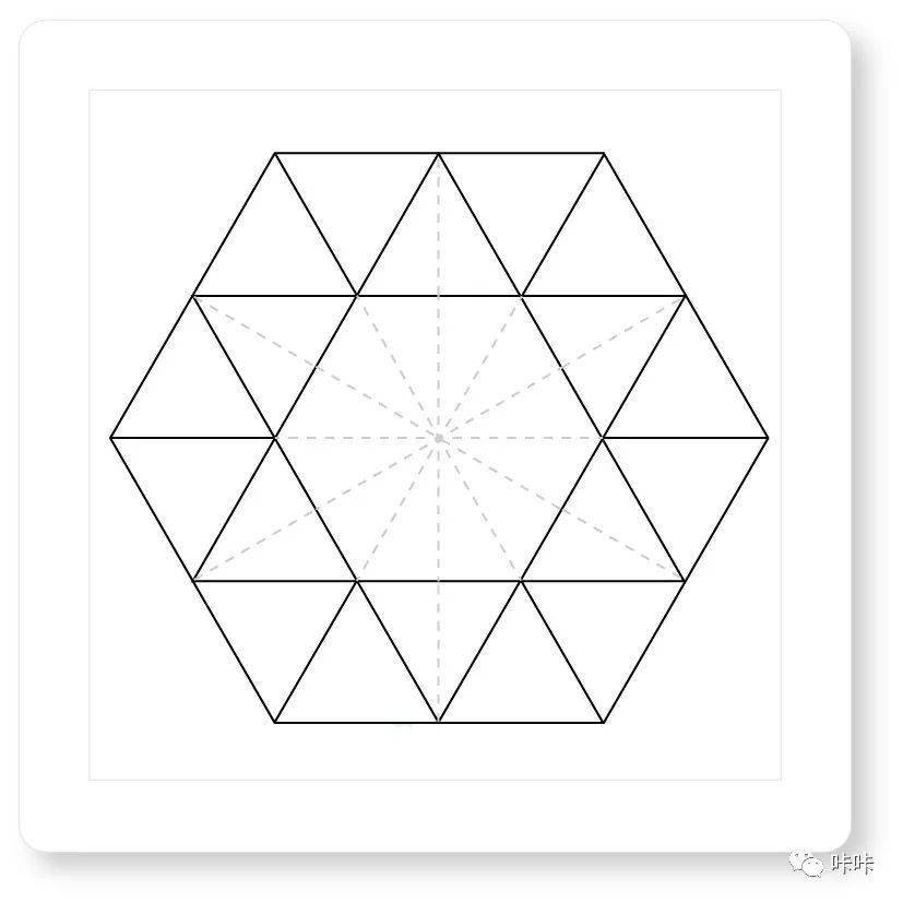 禅绕星星礼品盒(zentangle star gift box)_六边形