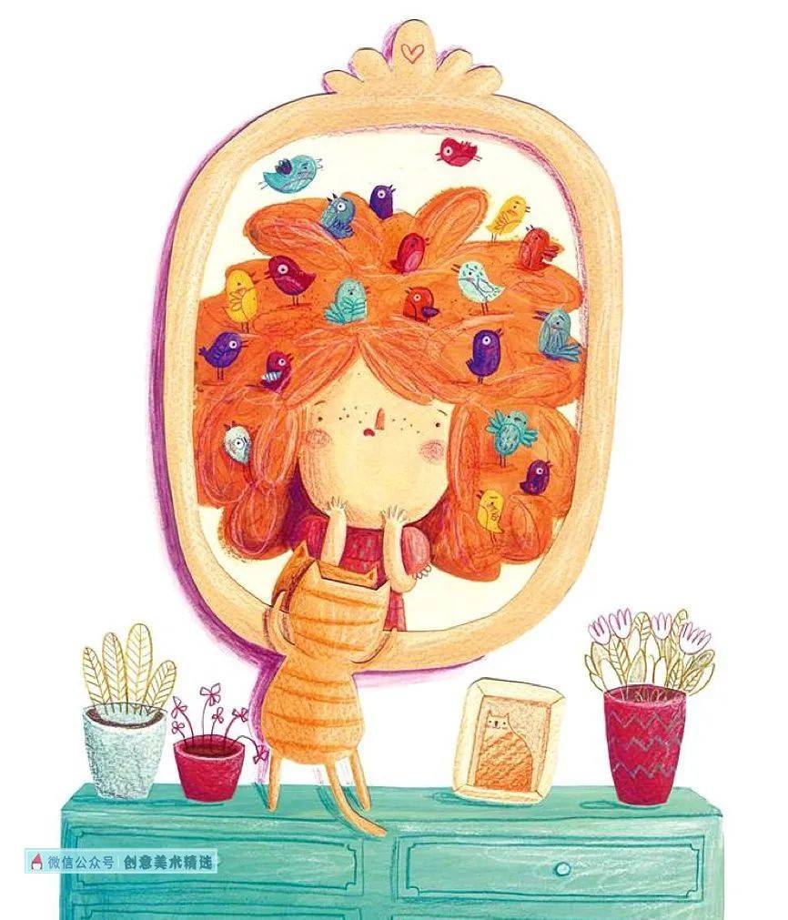 14张暖色系儿童插画这样的画风太治愈啦