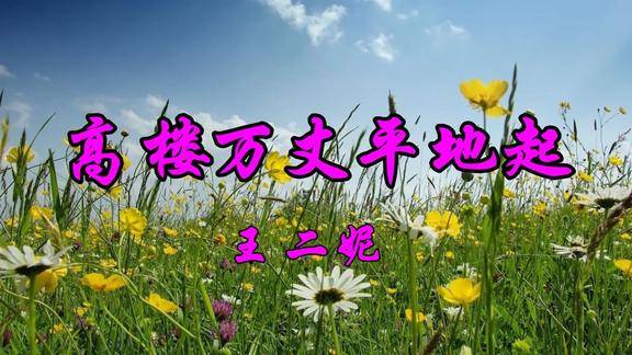 王二妮一首高楼万丈平地起好听至极