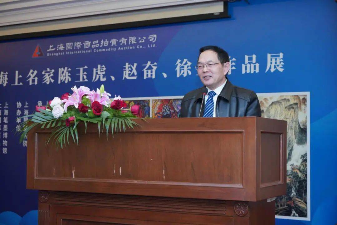 丹青逢陈玉虎赵奋徐坚作品展在国拍开幕