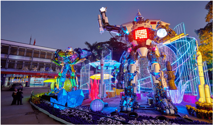 回顾那些年陪伴我们的越秀花灯!_越秀公园