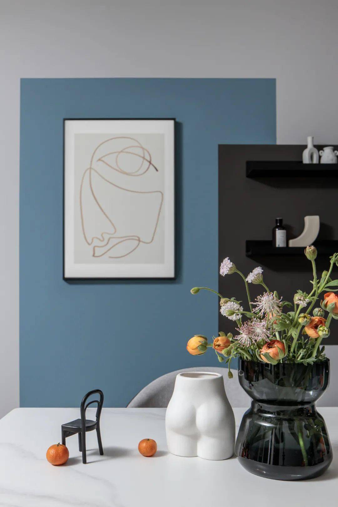 低纯度色彩感,打造开放自由的时尚之家 | 宏福樘设计&亦舍软装