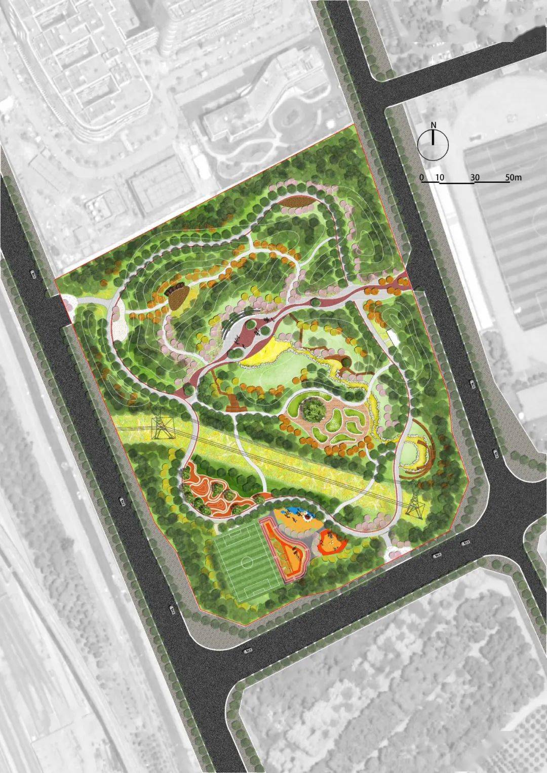 大小不同风格各异昌平这里将建3个公园绿地