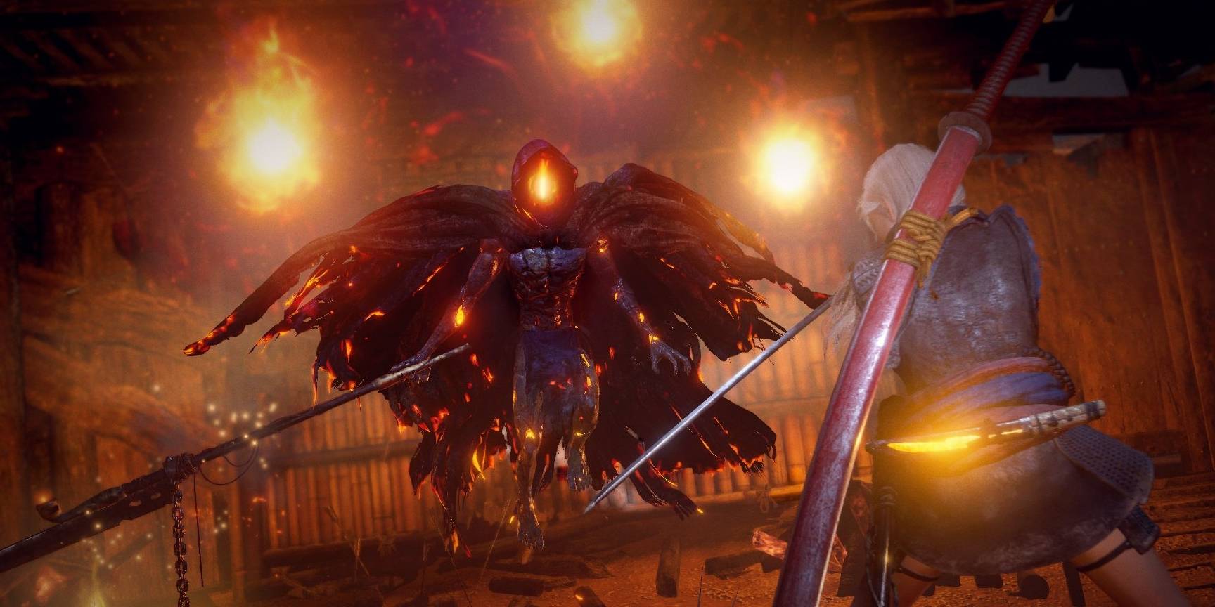 仁王2新妖怪古笼火公布烟枪火灵煞气逼人