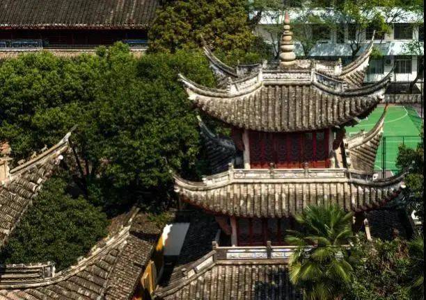 这里是萧山运河边的四座寺庙之只园寺江寺