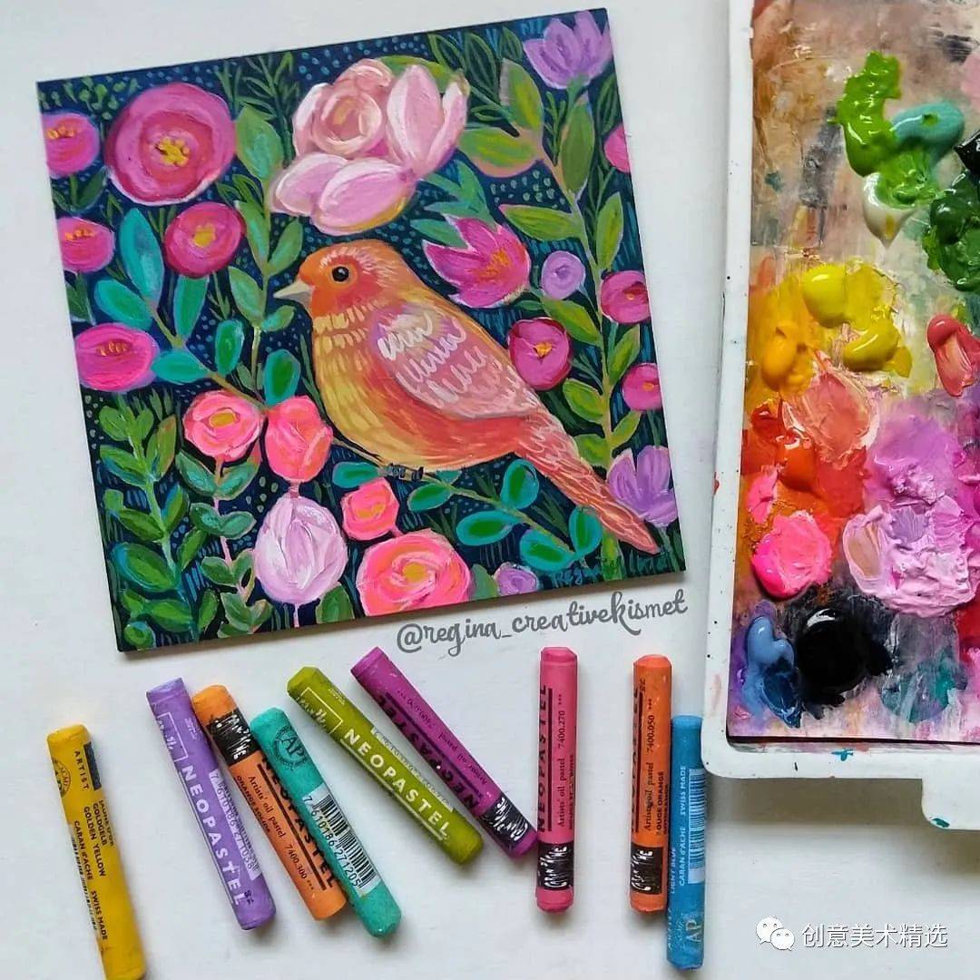 17张动物主题手绘作品,感受装饰色彩的另类表现!_创作