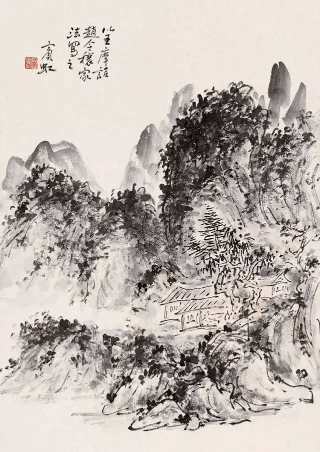 黄宾虹国画作品赏析以及画论学习