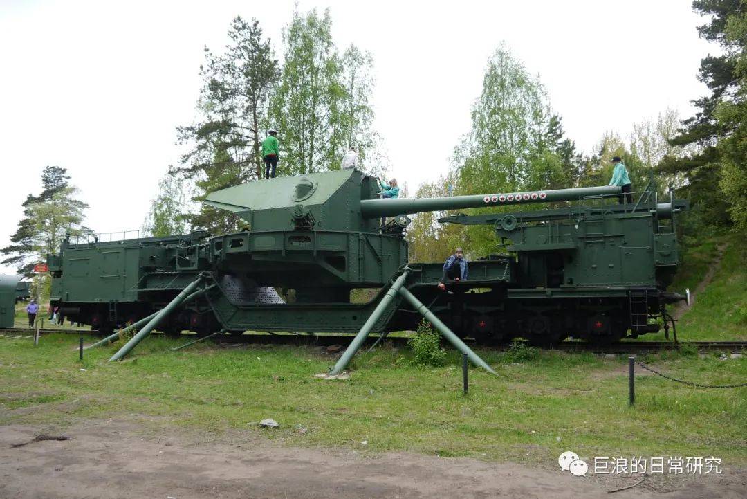 战争的记忆:如今已成展品的苏联180mm铁道炮